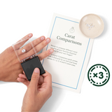 The 3-Pack: 3 Carat Comparison Shapes